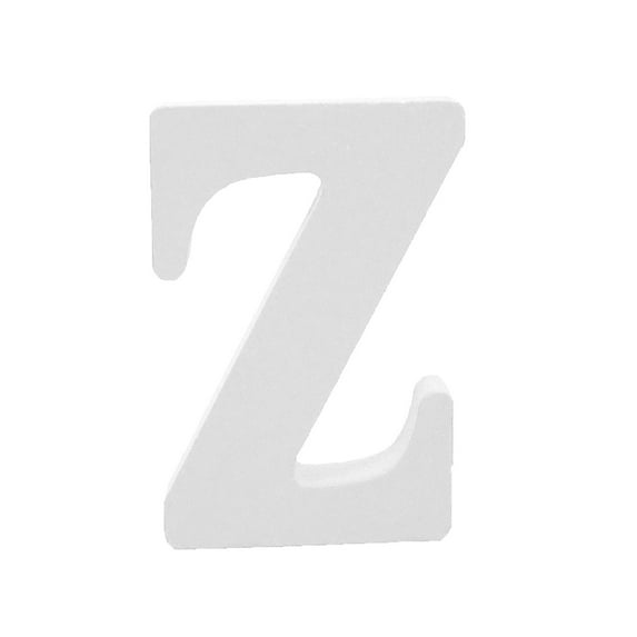 Tkrady Wooden Letters for Crafts, Wooden Crafts, 3.2" Wooden Surface for DIY Arts and Crafts Projects, 3.2 inch Wooden Letter Wall Decoration(Zï¼