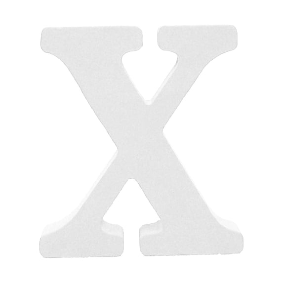 Tkrady Wooden Letters for Crafts, Wooden Crafts, 3.2" Wooden Surface for DIY Arts and Crafts Projects, 3.2 inch Wooden Letter Wall Decoration(Xï¼