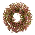 thumbnail image 1 of Tkrady Wreaths - 14in UV-Resistant Artificial Hedyotis Wreaths for Front Door - All Season Indoor/Outdoor Door Decorations Hanging, 1 of 6