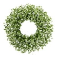 thumbnail image 1 of Tkrady Wreaths - 14in UV-Resistant Artificial Hedyotis Wreaths for Front Door - All Season Indoor/Outdoor Door Decorations Hanging, 1 of 6