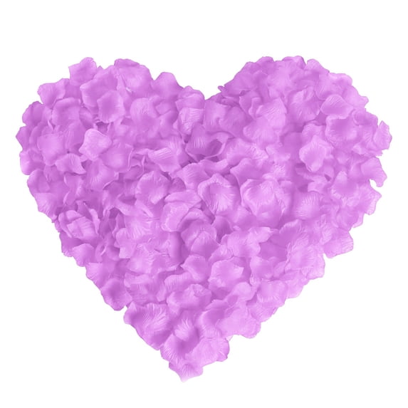 Tkrady100 PCS Dark Pink Silk Rose Petals for Valentine's Day,Romantic Night,Wedding,Proposal Anniversary Flower Decorations