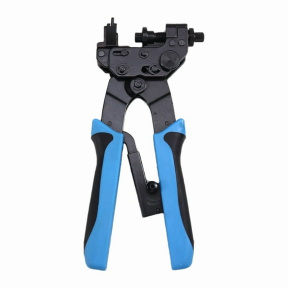 Tl-H510B 0.5-6Mm2 Professional Compression Crimping Tools for Crimping F,BNC,,RG 59, RG6 F Type Cable Pliers,1 x cable network pliers,Black & Blue
