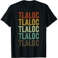 thumbnail image 1 of Tlaloc Aztec God of Rain Retro T-Shirt, 1 of 4