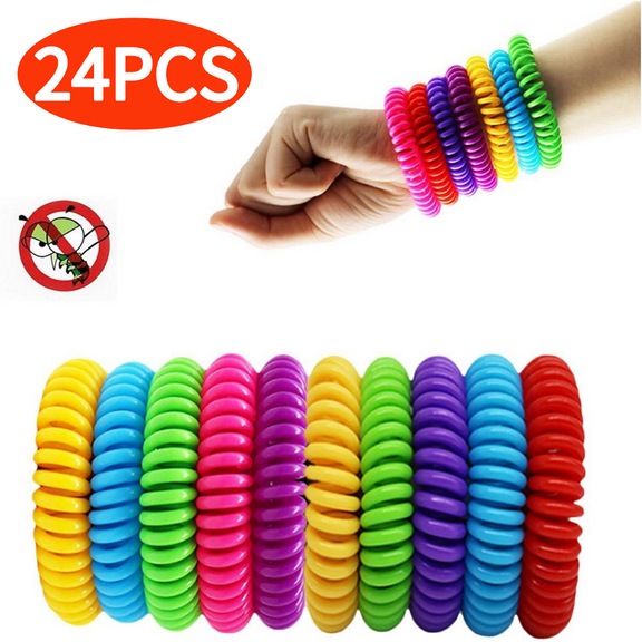 Tlarder Natural Wristband Insect & Pest Repellent, 24 Pack