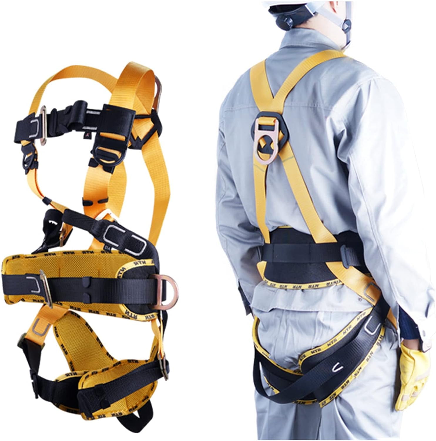 Tletseagh Climbing Harness, Full Body Safety Belt, Fall Arrest Harness, Altitude Protective Gear, Fall Protection, Outdoor Climbing Belt