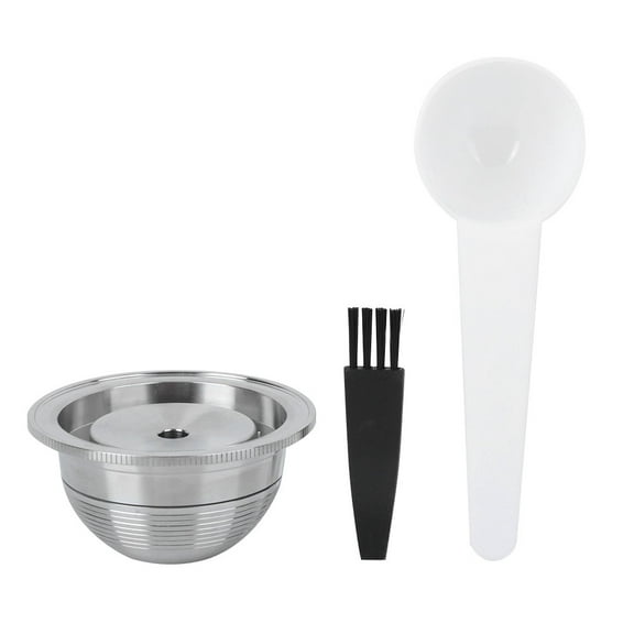 Tletseagh Stainless Steel Reusable Refillable Coffee Capsule Filter Fit for Nespresso Coffee Machine