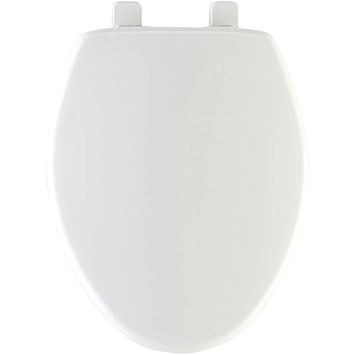 Bemis Toilet Seat Elongated - Plastic - White — Residential Use, Standard Application