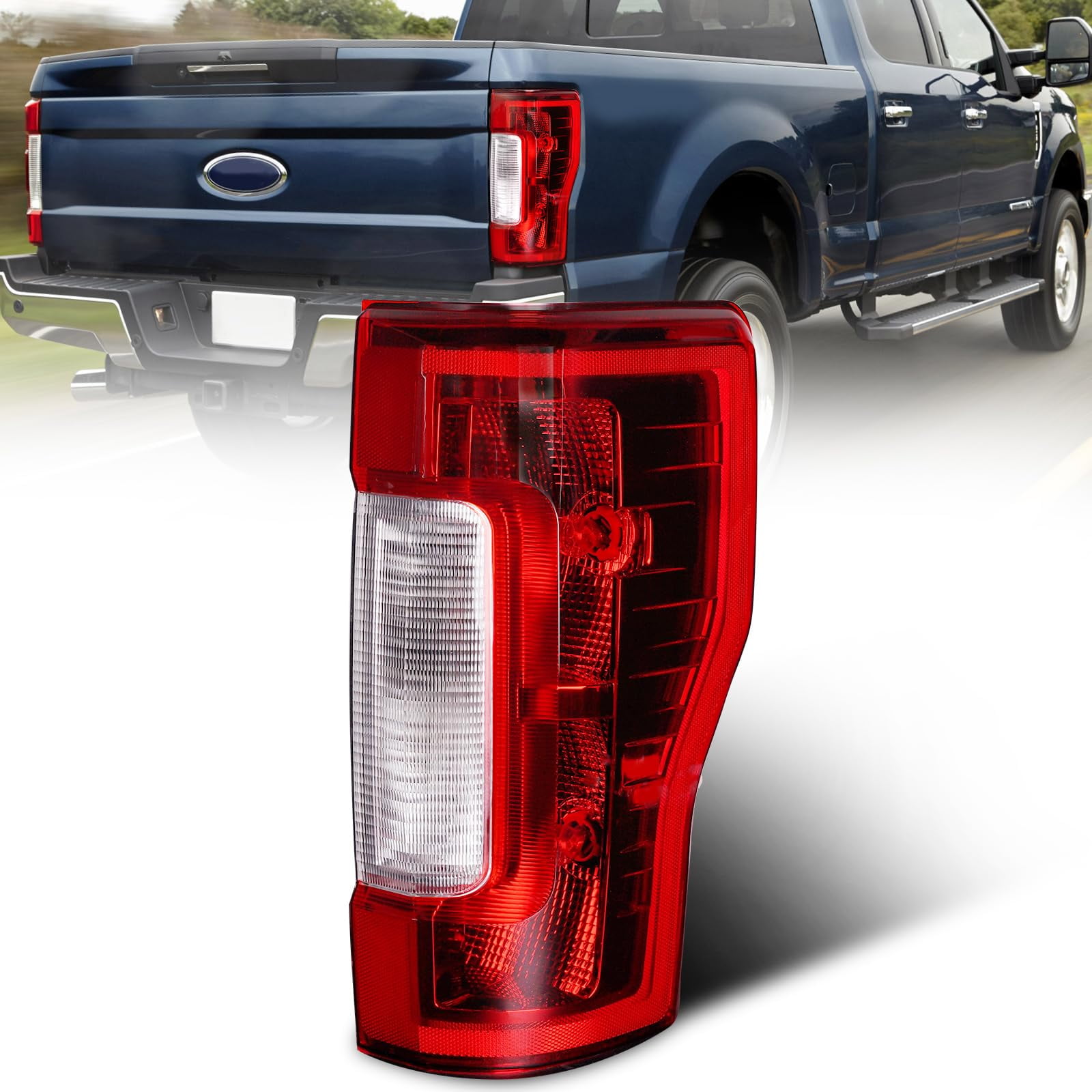 Tluuze - Tail Light Se33 Assembly For 2017 2018 2019 Ford Super Duty 