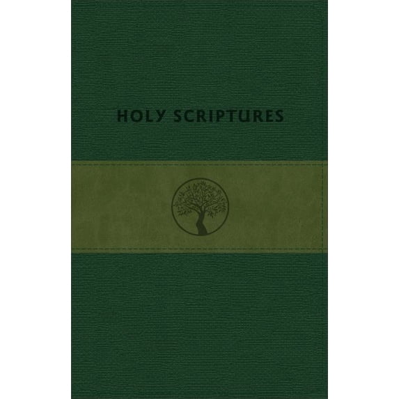 Tlv Personal Size Giant Print Reference, Holy Scriptures, Grove/olive Leathertouch
