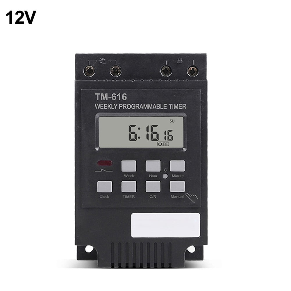 Ac 220v Digital Power Lcd Timer Programmabile Interruttore A Tempo Relè 16a - Bu