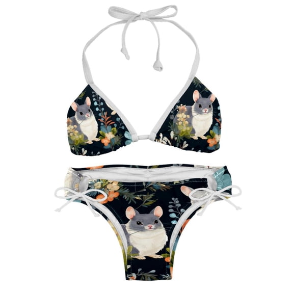 Tmall Detachable Sponge Adjustable Strap Bikini Set Two-Pack for Various Scenes