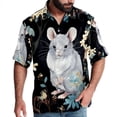 thumbnail image 1 of Tmall Men's Button Down Hawaiian Print Short Sleeve Casual Summer Beach Shirts, 1 of 6