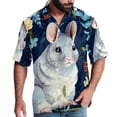 thumbnail image 1 of Tmall Men's Casual Hawaiian Shirt Printed Button Down Short Sleeve Summer Beach Shirts Unisex, 1 of 6