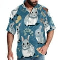thumbnail image 1 of Tmall Men's Short Sleeve Beach Button Down Casual Printed Summer Shirts - Unisex, 1 of 6