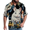 thumbnail image 1 of Tmall Men's Spread Collar Tops, Casual Button Down Shirts for Summer Beach, Printed Short Sleeve Shirts - Unisex, 1 of 6