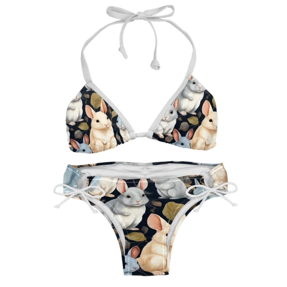 Tmall Swimsuit Bikini Set, Detachable Sponge, Adjustable Strap, Two-Pack - Ideal for Beach, Pool, Vacay