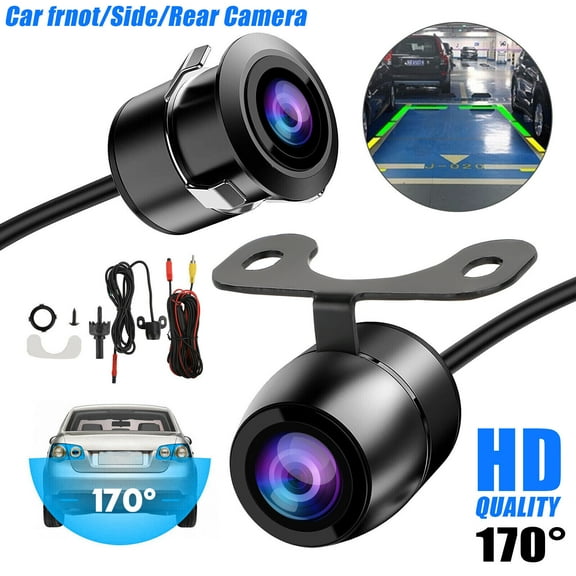Tmalltide 170 CMOS Car Front/Side/Rear View Reverse Backup Night Vision Parking Camera HD