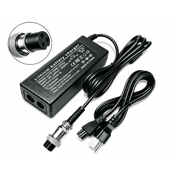 Tmalltide 24V 2A Adapter Charger for Razor ZR350 Ground Force, Compatible With Razor MX350 MX400 E100 E150 E200 E125 E300 E500