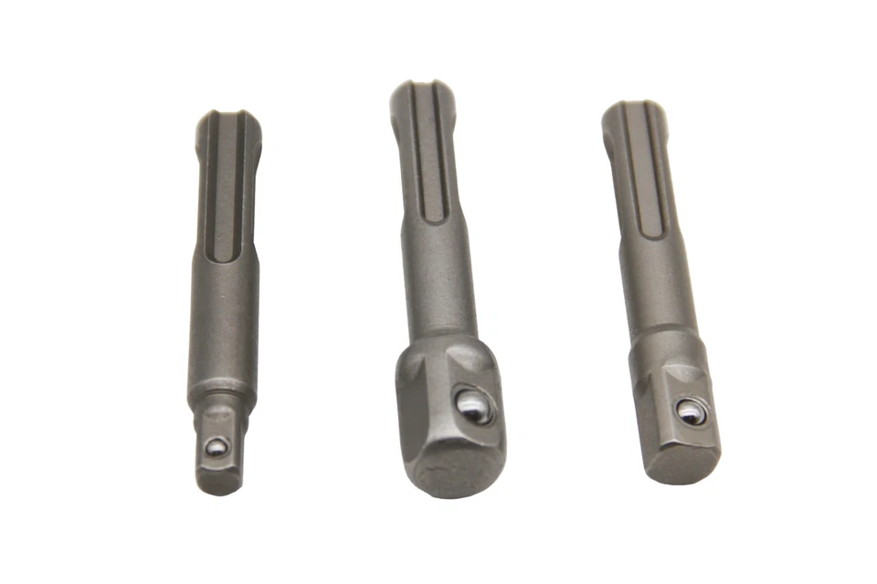 Tmax 3 Pc (1/4", 3/8", 1/2") Cr-V Sds Plus Socket Adapter Set