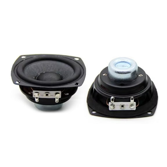 Tmboryuu 2Pcs 2.5 Inch Portable Full Range Audio Speaker 66MM 4 Ohm 25W HiFi Sound Amplifier LoudSpeaker DIY Bluetooth Speakers