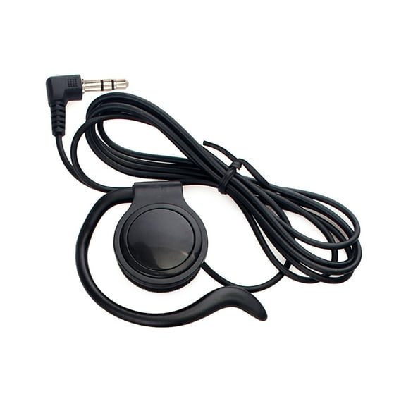 Tmboryuu 3.5mm Receive Listen Only Earpiece G-shape Security Headset with 3.5mm Jack for Radio Walkie Talkies Tour Guides System