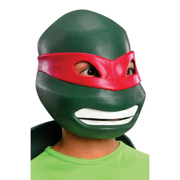 Kids Child Teenage Mutant Ninja Turtles Raphael 3/4 Vinyl Mask