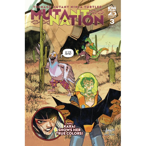 Tmnt Mutant Nation #3 Cvr A Fernandez Idw-prh Comic Book