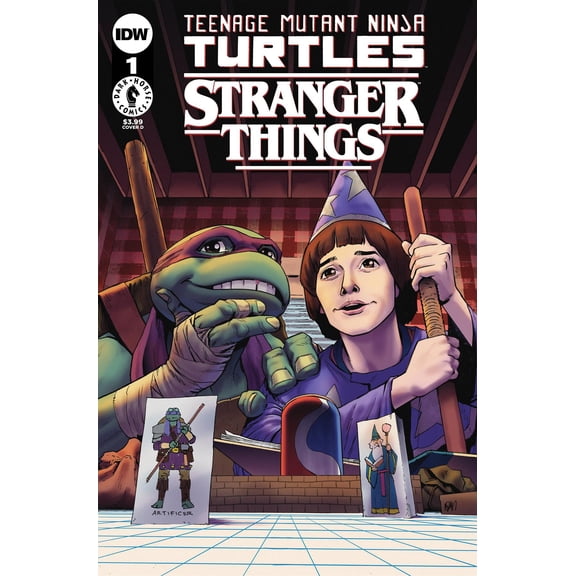 Tmnt X Stranger Things #1 Cvr D Gorham Idw-prh Comic Book