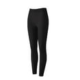 thumbnail image 1 of Tmtolofot Athletic Leggings with Pockets for Women High Waisted Tummy Control Yoga Pants Seamless Slim Fit Bottoms Fashion Casual Tights Workout Loungewear Soft Joggers Black L, 1 of 2