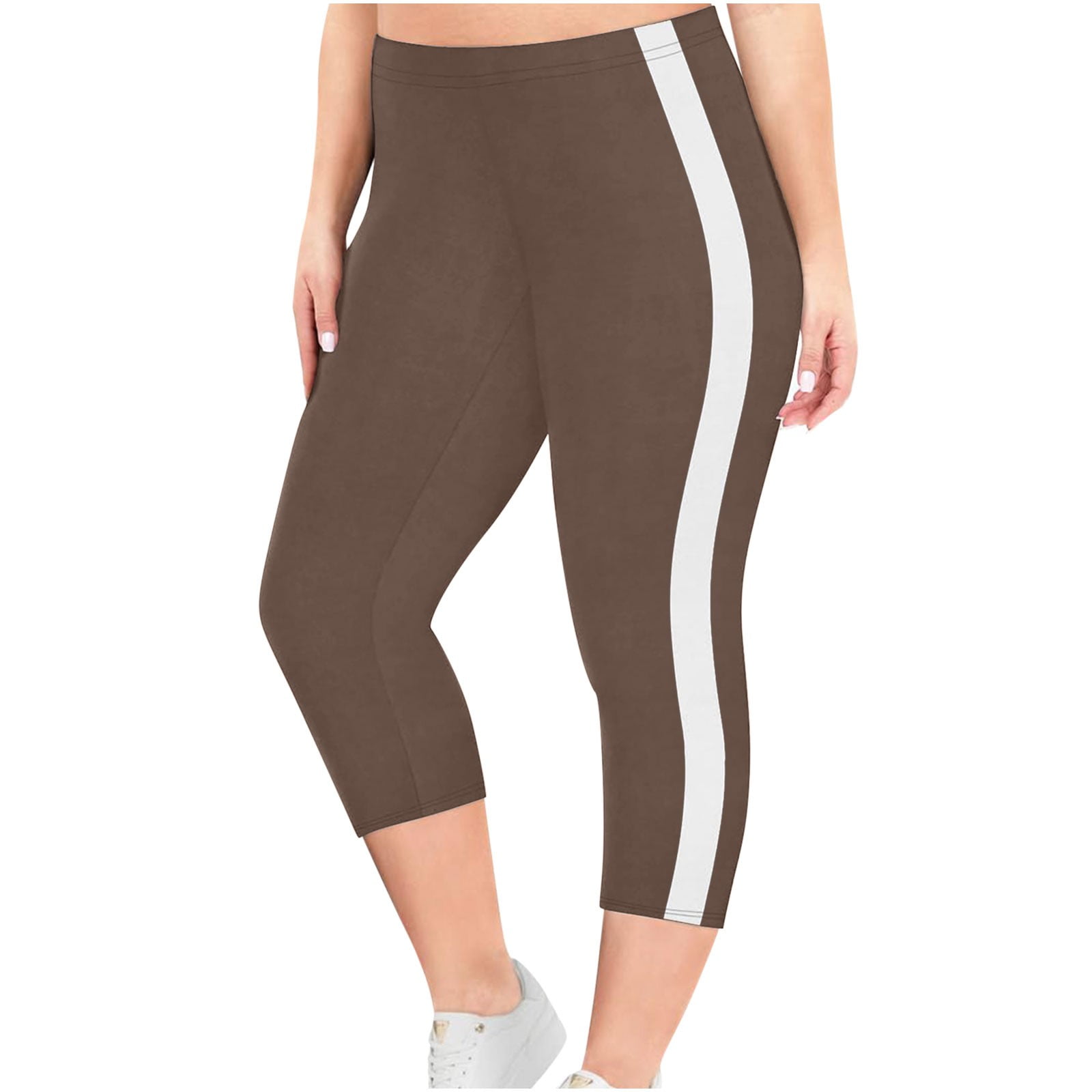 Women S Capri Seamless Lightweight Stretch Leggings main image 0