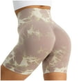 thumbnail image 1 of Tmtolofot Jersey Shorts Booty Yoga Volleyball Shorts Cotton Blend Seamless Scrunch Short Womens Workout Gym Shorts Ladies Active Athletic Apparel With Friend,1#Coffee,Medium, 1 of 2