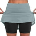 thumbnail image 1 of Tmtolofot women's skort 2024 summer basic female casual shorts for women comfy Plain Color knickers Biker Athletic Athletic skorts, 1 of 1