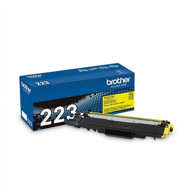 TN223Y Toner, 1,300 Page-Yield, Yellow TN223Y Toner, 1,300 Page-Yield, Yellow