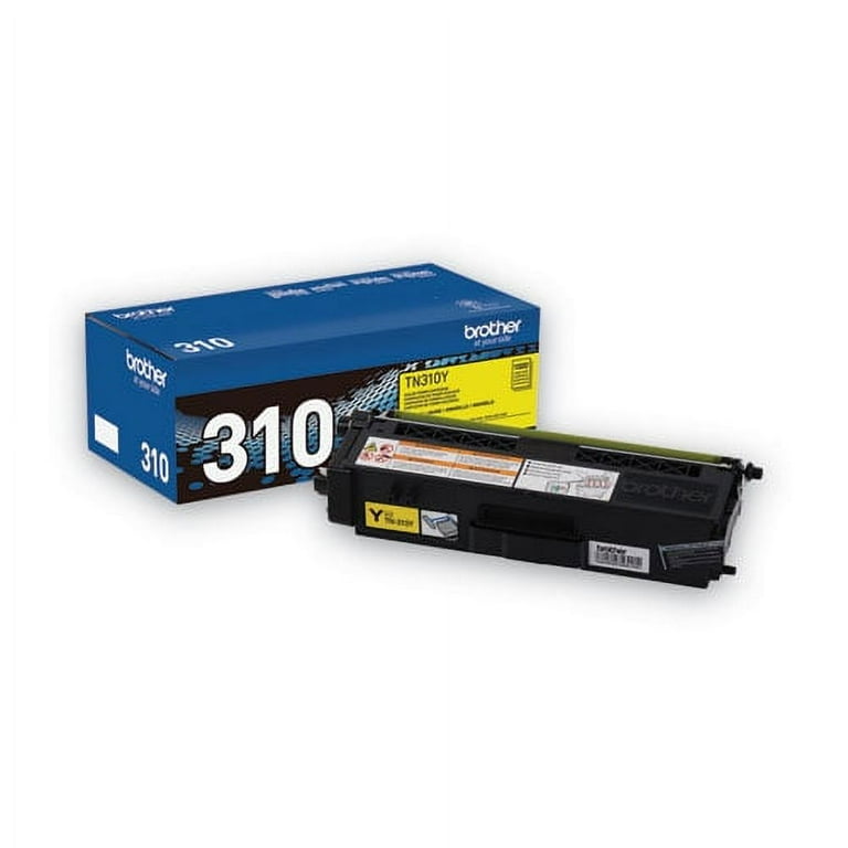 TN310Y Toner, 1,500 Page-Yield, Yellow TN310Y Toner, 1,500 Page-Yield, Yellow
