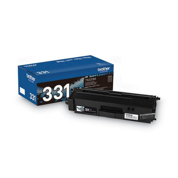 Tn331bk Toner, 2,500 Page-Yield, Black | Bundle of 2 Each