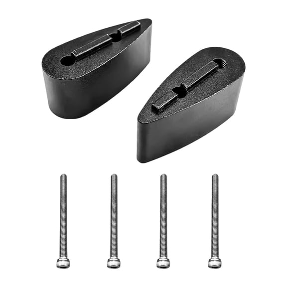 Tnarru 1 Pair Bike Handlebar Riser Adjustable Angle Wedge Triathlon Handlebar Spacer Aero Bar Height Adjuster Carbon Fiber TT Bar Shims Kit Suitable for Road Cycling and Race Preparation 20MM