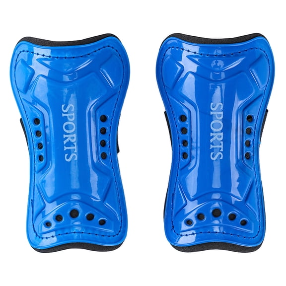 Tnarru 1 Set of Soft Comfortable Shin Guards Soccer Protective Football Pads Leg Protective Basketball Training Equipment For Kids Adults Blue