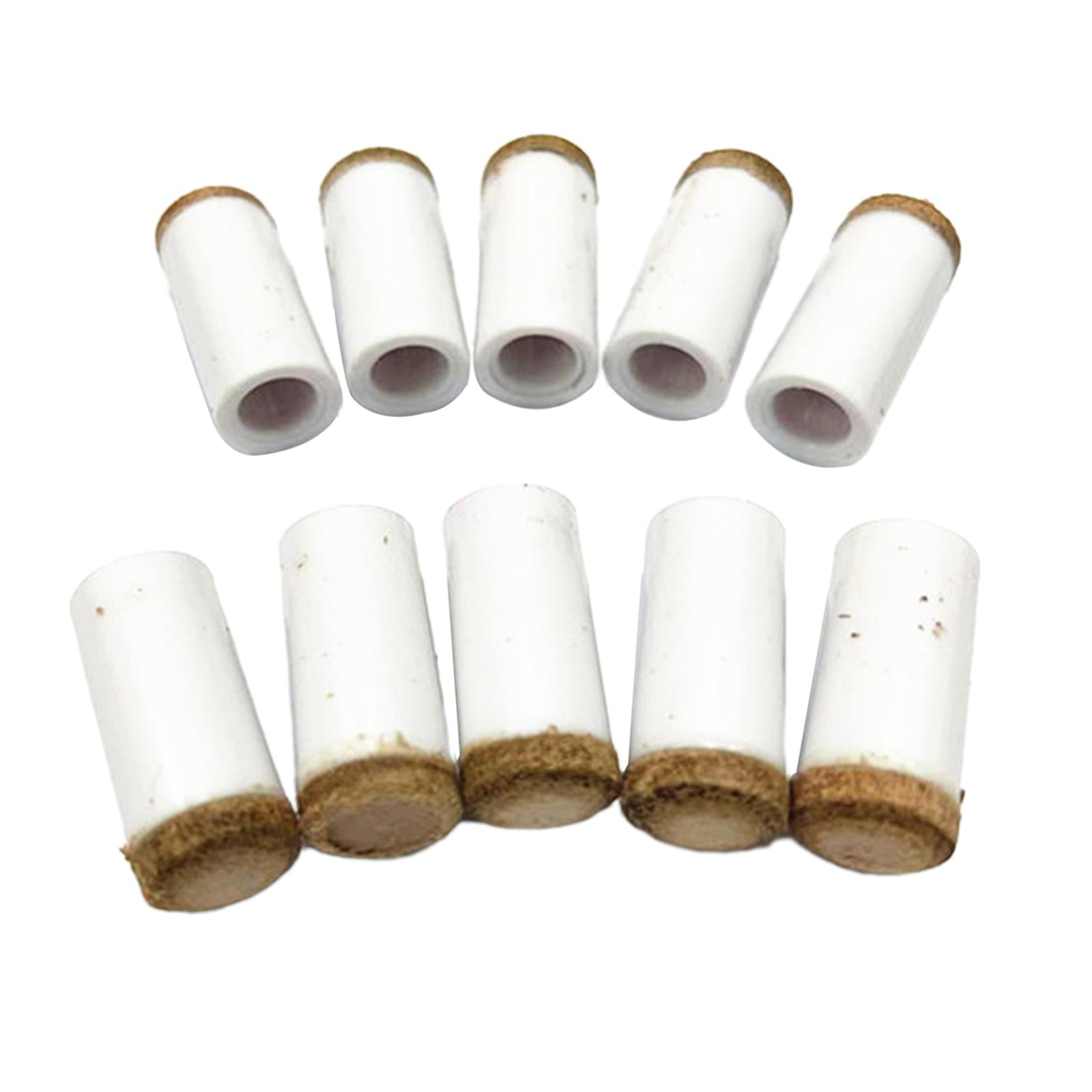 Tnarru 10Pcs Pool Cue Tips and Ferrules Pool Cue Tips Billiard Stick