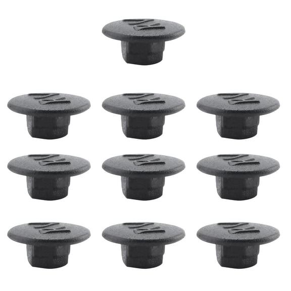Tnarru 10pcs Hex Socket Allen Bolt Screw Hexagon Head Cover M5 - Black