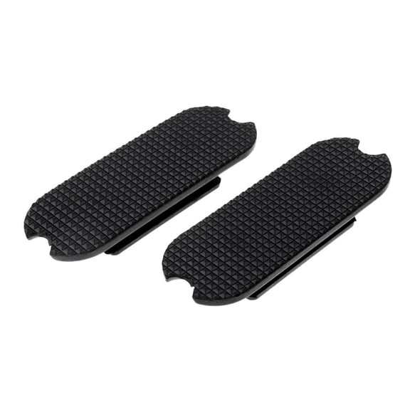 Tnarru 2 Pieces Horse Riding Rubber Fillis Stirrup Treads Pads Replacements, Black, 4 3/4"