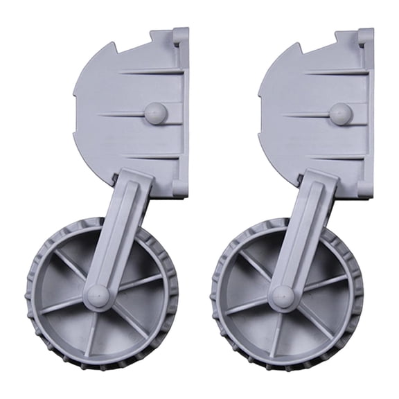 Tnarru 2 Pieces Inflatable Boat Launching Wheels Dinghy Wheels Portable Durability Easy to Install Accessory Premium Foldable Professional Spare Parts Lightw
