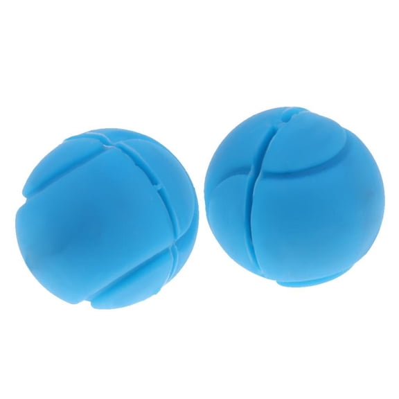 Tnarru 2-part Silicone Ball Vibration Damper Shockproof for Tennis / Squash Rackets - Blue, 22mm