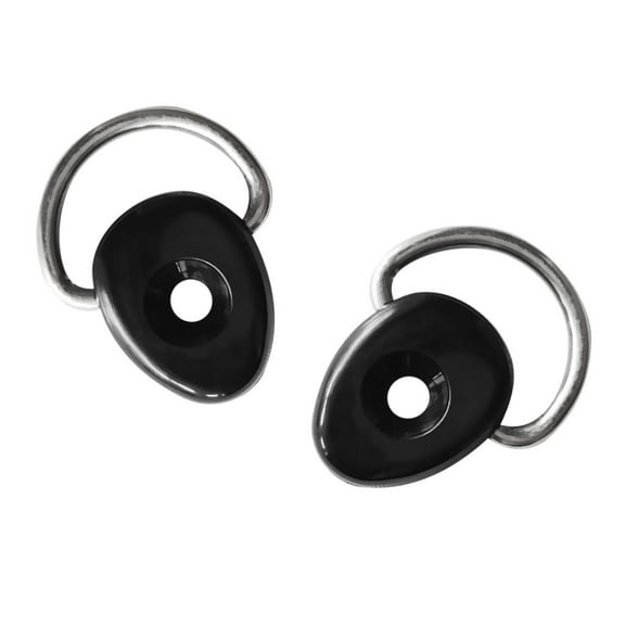 Tnarru 2Pcs Kayak D Ring Kayak Fishing Rigging D Ring Buckles Backrest Buckles Buckle for Accessory Kayak Boat Accessories