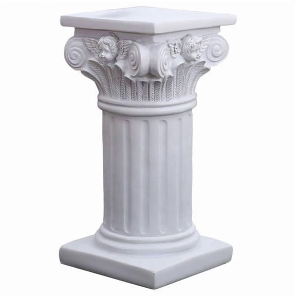 Tnarru 2x Miniature Roman Pillar Greek Column Statue Pedestal Stand Wedding indoor and outdoor Home Living Room Kitchen Scenery Decoration Photo Prop Lightweight