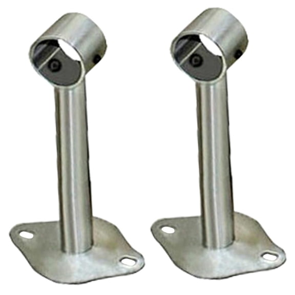 Tnarru 2x Stainless Guard Hose Lever Support Cupboard Rod Bracket , as described, 150mm