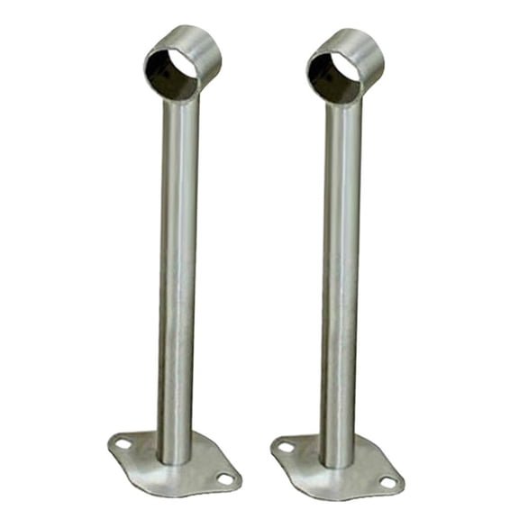 Tnarru 2x Stainless Guard Hose Lever Support Cupboard Rod Bracket , as described, 250mm