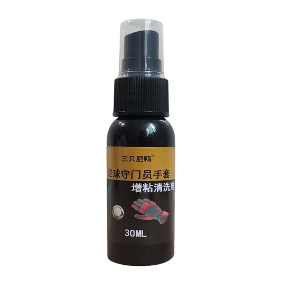 Tnarru 30ml Goalkeeper Glove Grips Spray Firm Grip Basketball Hand Grip Spray Soccer Gloves Spray for Basketball Hockey Accessories Black Color Bottle