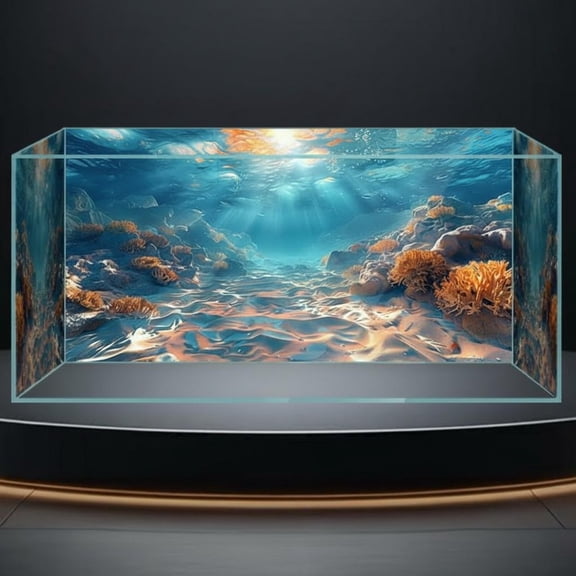 Tnarru 3D Self-Adhesive Aquarium Background