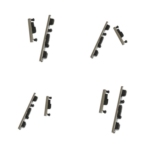 Tnarru 4pcs For Motorola MOTO G4 Plus XT1644 XT1642 Volume Power Key Buttons Power Button + Volume Button Side Button Replacement