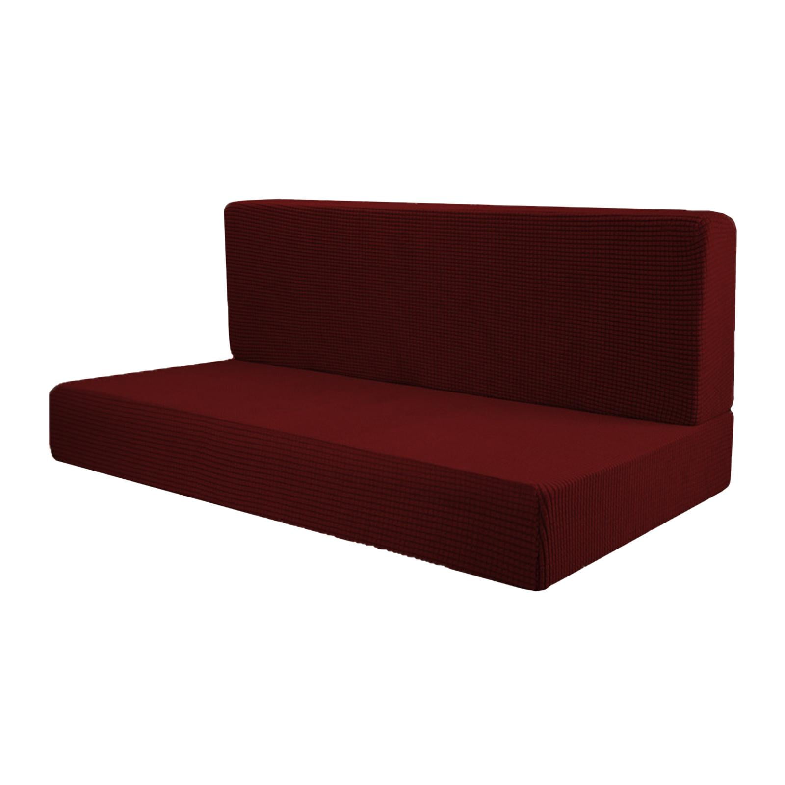 Tnarru 4x RV Seat Covers Camper Cushion Covers Elastic Replacement Soft